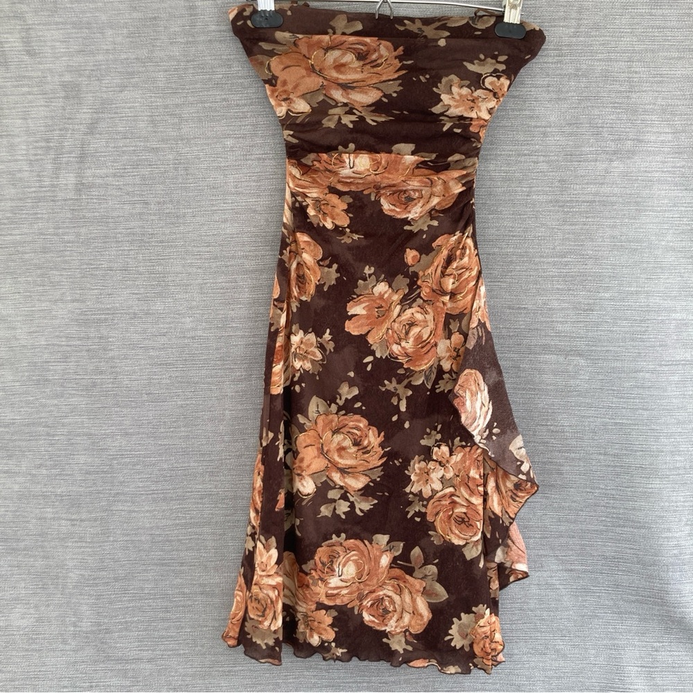 90s Le Chateau Dress Mini Strapless